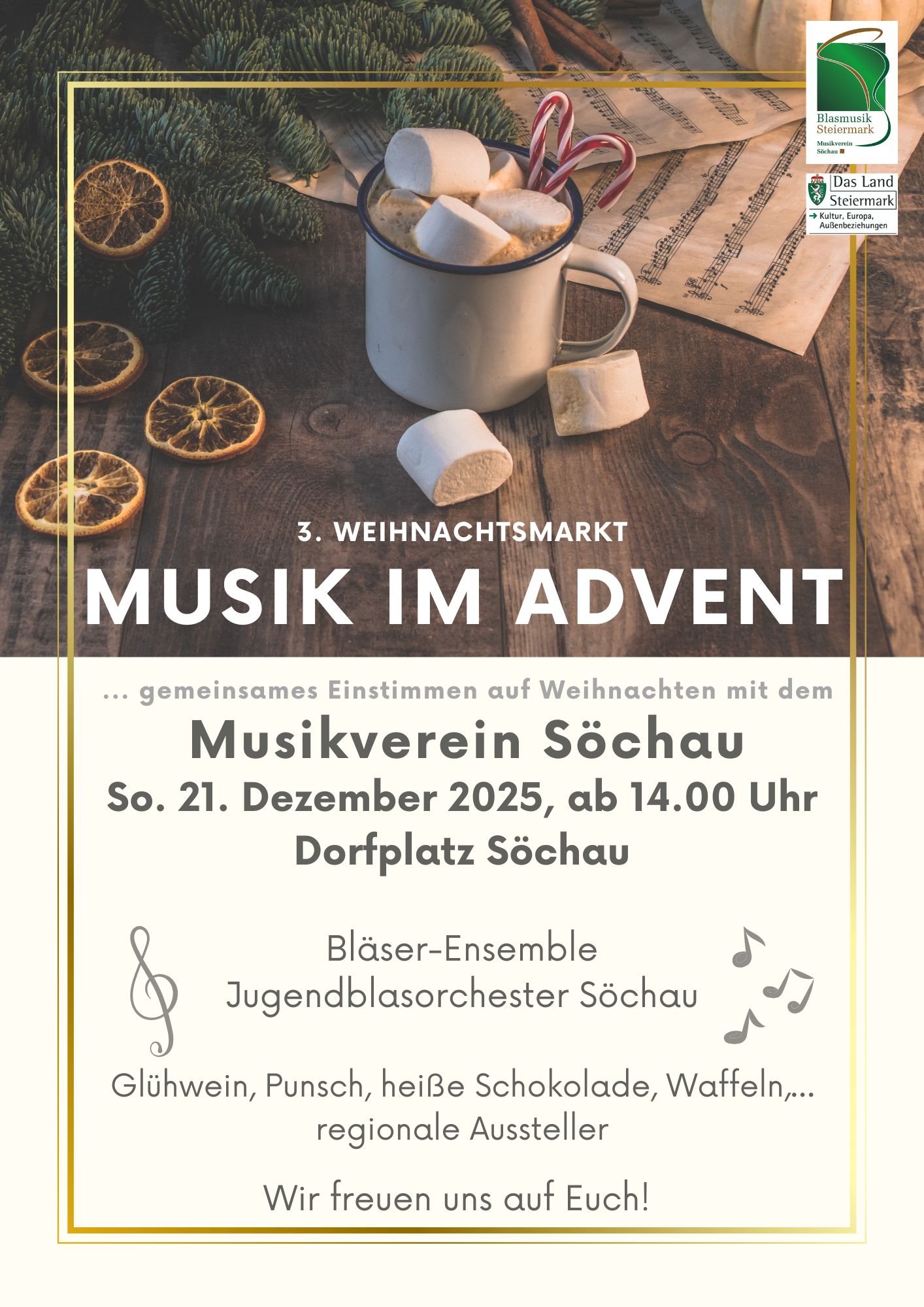 Adventmarkt 2024 Weihnachte Flyer